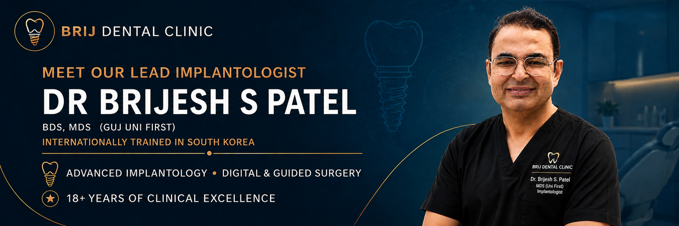 Dr Brijesh S Patel, Best Implant Dentist in Ahmedabad India