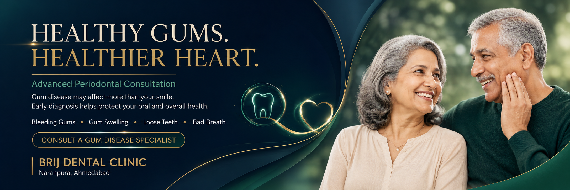 Gum disease specialist consultation at Brij Dental Clinic, Ahmedabad